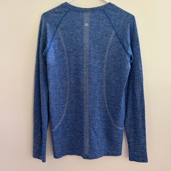 Lululemon Swiftly Tech Long Sleeve 2.0 Contour Form Pipe Dream Blue 10 - Picture 6 of 12